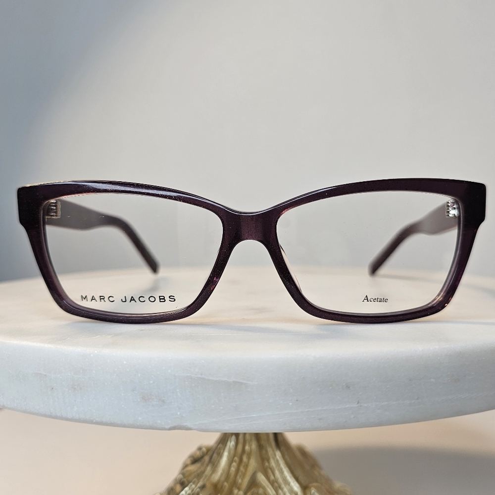 Marc Jacobs 55 mm women's violet glitter‎ eyeglasses frames